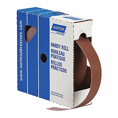 Abrasive Roll 2 Wx 150 ft L 600G Brown