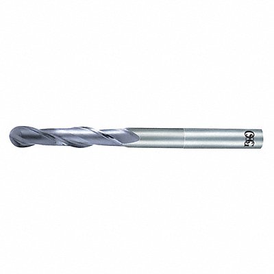 Ball End Mill 1.00mm Dia Carbide