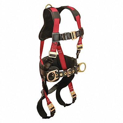 J1408 Full Body Harness 3D QuickConct L/XL Red