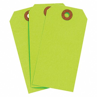 Blank Tag Cardstock Fluor Green PK1000