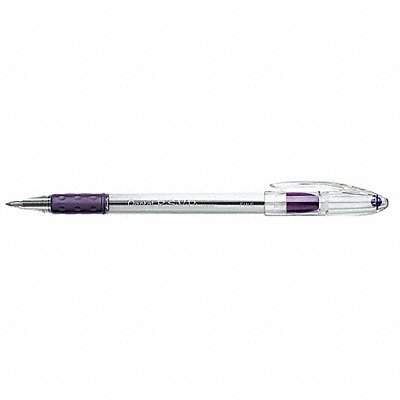 Ballpoint Pen Stick Fine Violet PK12