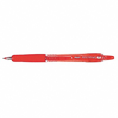 Gel Pen Med Red PK12