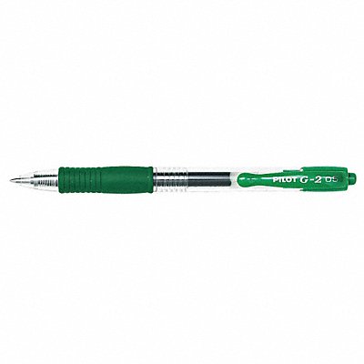 Gel Pen Extra Fine Green PK12