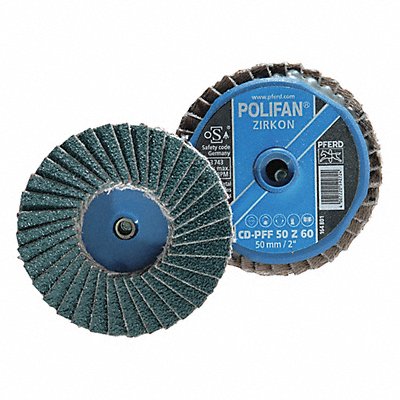 Mini Flap Disc 2 in. 40 Grit Zirconia