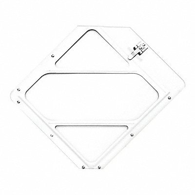 Clipped Corners Placard Holder 12-1/2inH