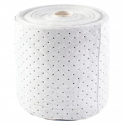 Absorbent Roll Oil-Based Liquids White