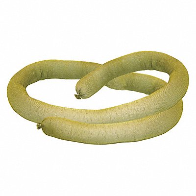 Absorbent Sock Yellow 3 Dia.x10 ft.L PK4