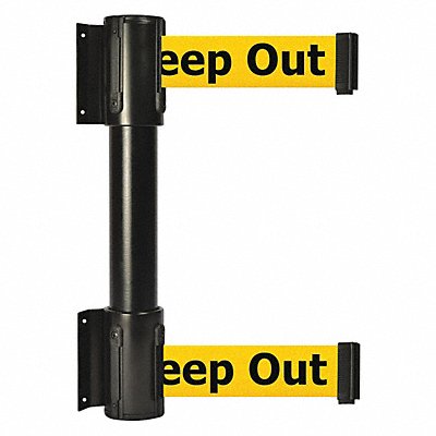 Belt Barrier 13 ft Danger-Keep Out Black