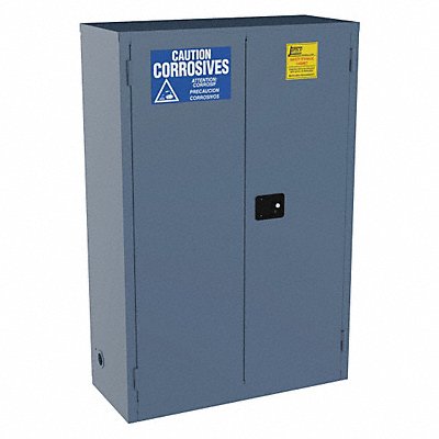 Corrosive Safety Cabinet 45 gal. Blue
