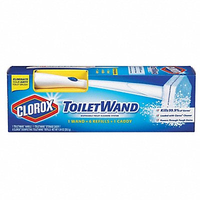 Toilet Wand Dispos. Cleaning System PK6