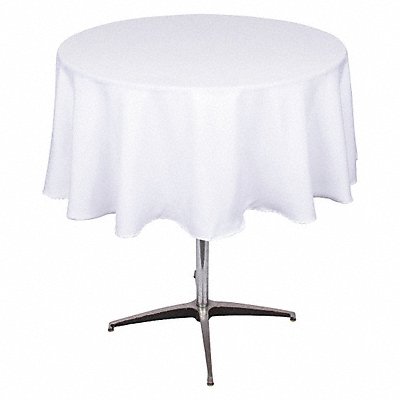 Tablecloth Round 72 in. White