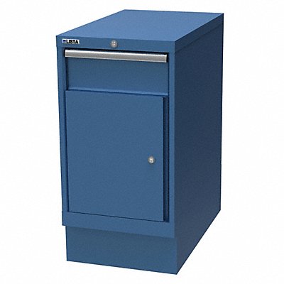 Cabinet Pedestal One Drawer Brt Blue