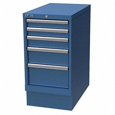 Cabinet Pedestal (5)Drawer Brt Blue