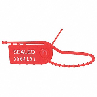 Pull Tight Seal 8 In HDPE Red PK100