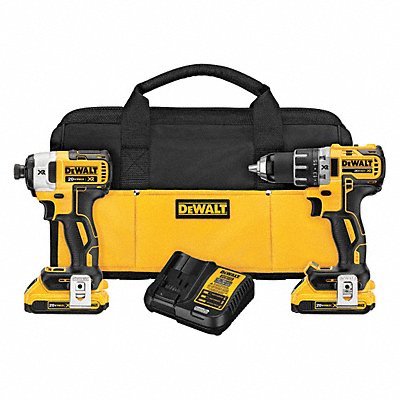 Cordless Combo Kit 20.0 V 2 Tools 2 Batt