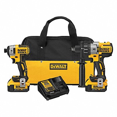 Cordless Combo Kit 20.0 V 2 Tools 2 Batt