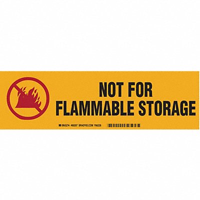 Cabinet Label 3-1/2 in H 12 in W