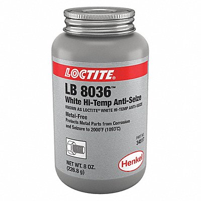 Anti Seize Compound White Hi-Temp 8oz