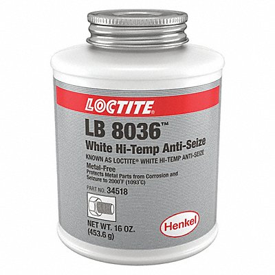 Anti Seize Compound White Hi-Temp 16oz