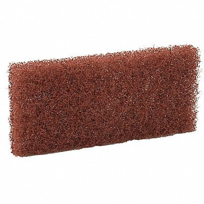 Cleaning Pad Brown 10 x 4-1/2  PK10