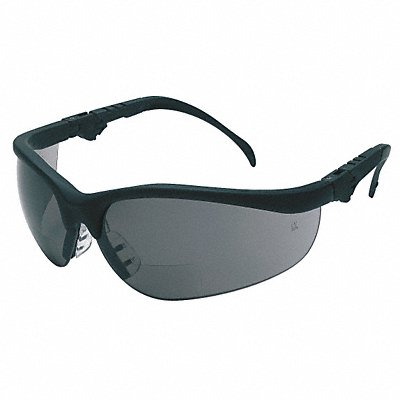 Bifocal Safety Read Glasses +1.50 Gray