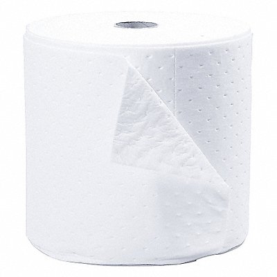 Absorbent Roll Oil-Based Liquids White