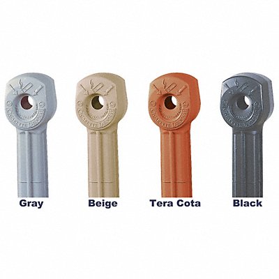 D0292 Cigarette Receptacle 4 gal. Pewter Gray