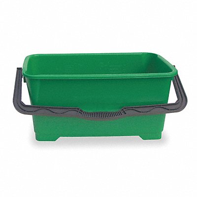 Bucket,6 Gal.,Green,Polyethylene