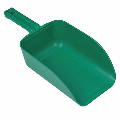 E0612 Large Hand Scoop Green 15 x 6-1/2 In