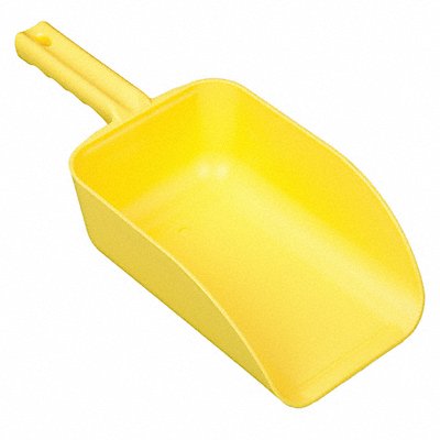 E0612 Large Hand Scoop Yellow 15 x 6-1/2 In