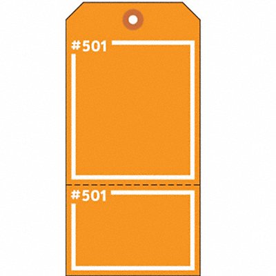 Blank Tag 5-3/4 x 2-7/8 In Orn PK100