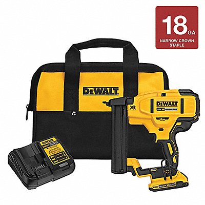 Cordless Stapler Kit 20.0V 1/4 Crown