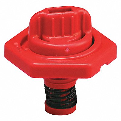 Breather Vent HDPE 1.50 in H Red