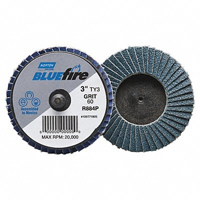 J5078 Flap Disc Fine Grit 120 TY 3 3in Blfire