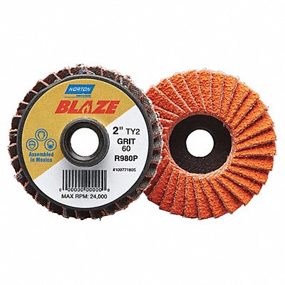 J5072 Flap Disc Crs Grit 40 TY 2 3in Blaze