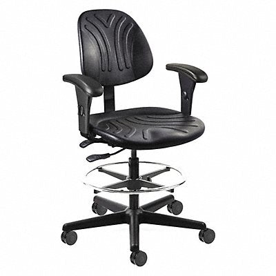Chair 350 lb wt. Cap. Black Seat