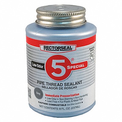 Pipe Thread Sealant Paste 8 oz. Gray