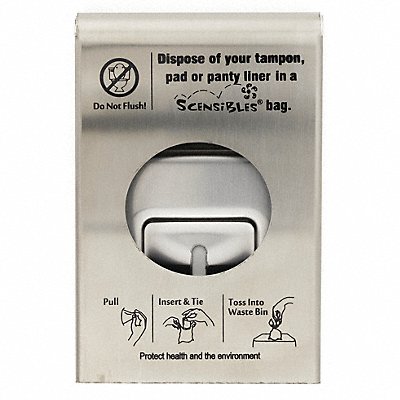 Sanitary Disposal Bag Dispenser 5-1/4 H