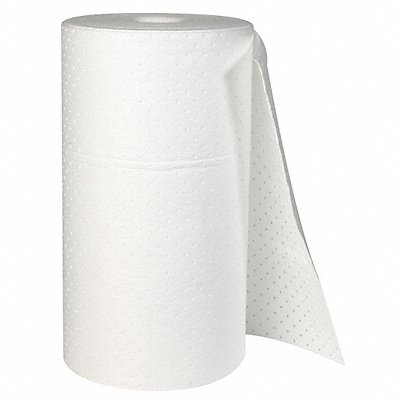 Absorbent Roll Oil-Based Liquids White