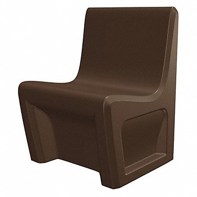 Chair Rectangular 24 W x 24 L Brown