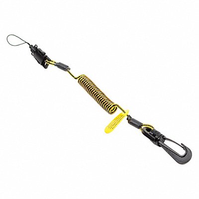 Clip Loop Coil Tether 45/64 W PK10