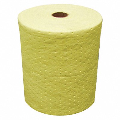 Absorbent Roll, Haz-Mat, 30In.W, Ylw