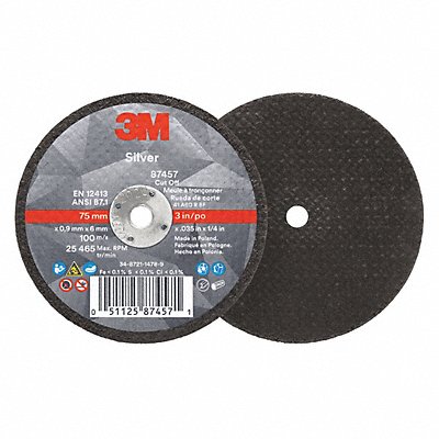 Abrasive Cut-Off Wheel 100 Grit 3 dia.