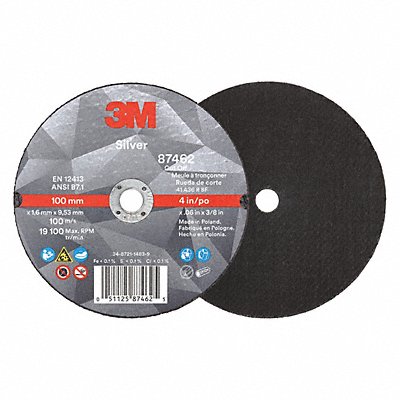 Abrasive Cut-Off Wheel 100 Grit 4 dia.