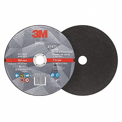 Abrasive Cut-Off Wheel 100 Grit 7 dia.