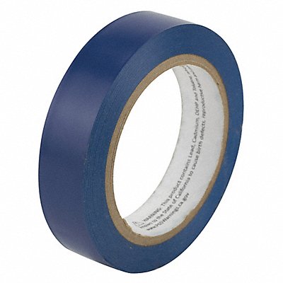 Aisle Marking Tape Solid Dark Blue 1 W