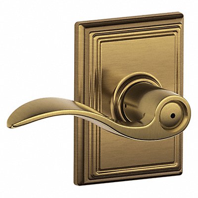 Door Lever Lockset Antique Brass Privacy