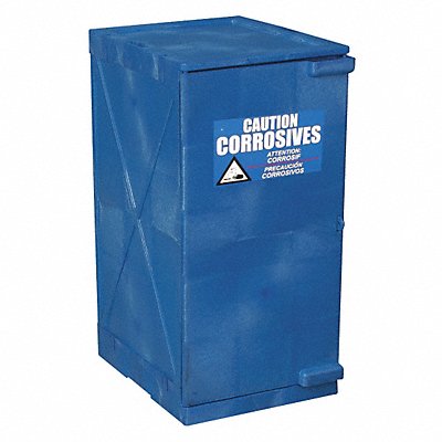 Corrosive Safety Cabinet 18in.W Blue