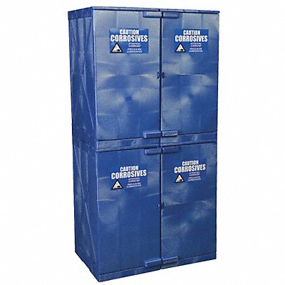 Corrosive Safety Cabinet 4 Doors Blue