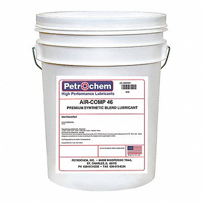 Compressor Oil 5 gal. Pail Synthetic Oil